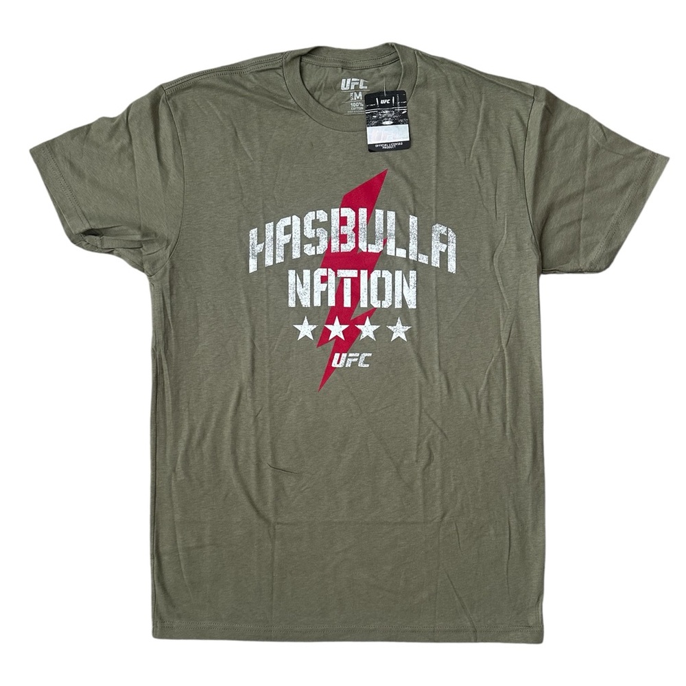 UFC Hasbulla Nation Olive Shirt T-Shirt Tee Men Women Youth Unisex NWT $25 MSRP